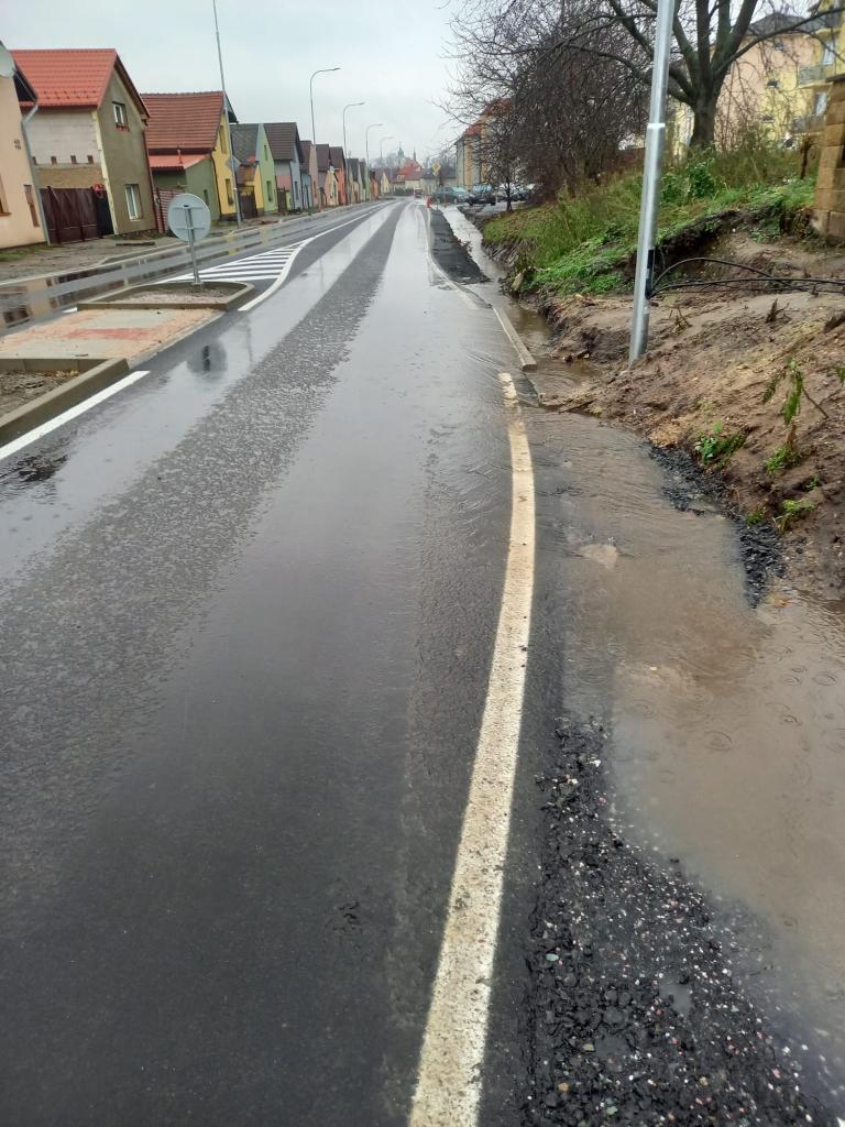Stavba „II/610 Tuřice – Kbel (průtah) ulice Pražská