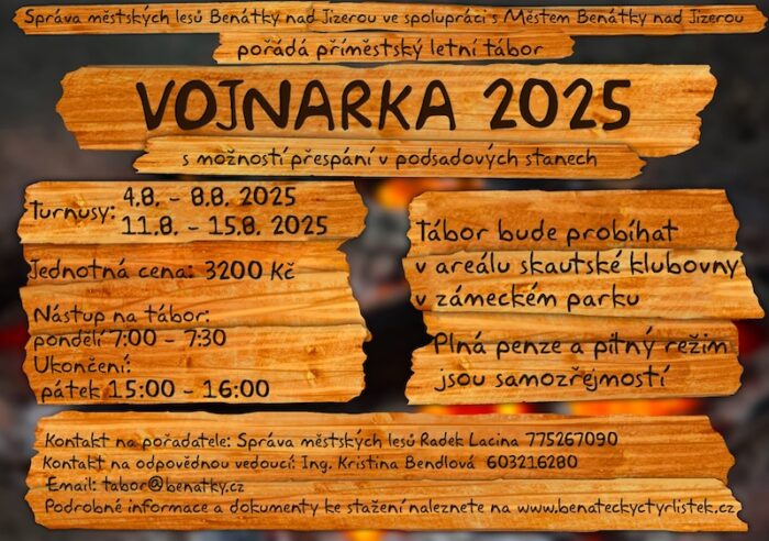 Letní, příměstské tábory a kempy Benátky nad Jizerou 3