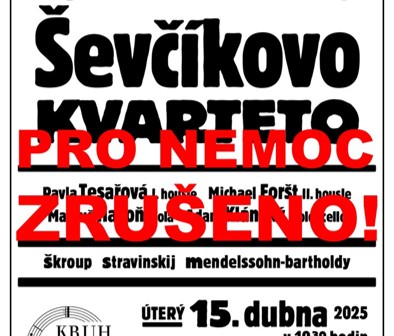 Koncert KPU dne 15. dubna ZRUŠEN 2