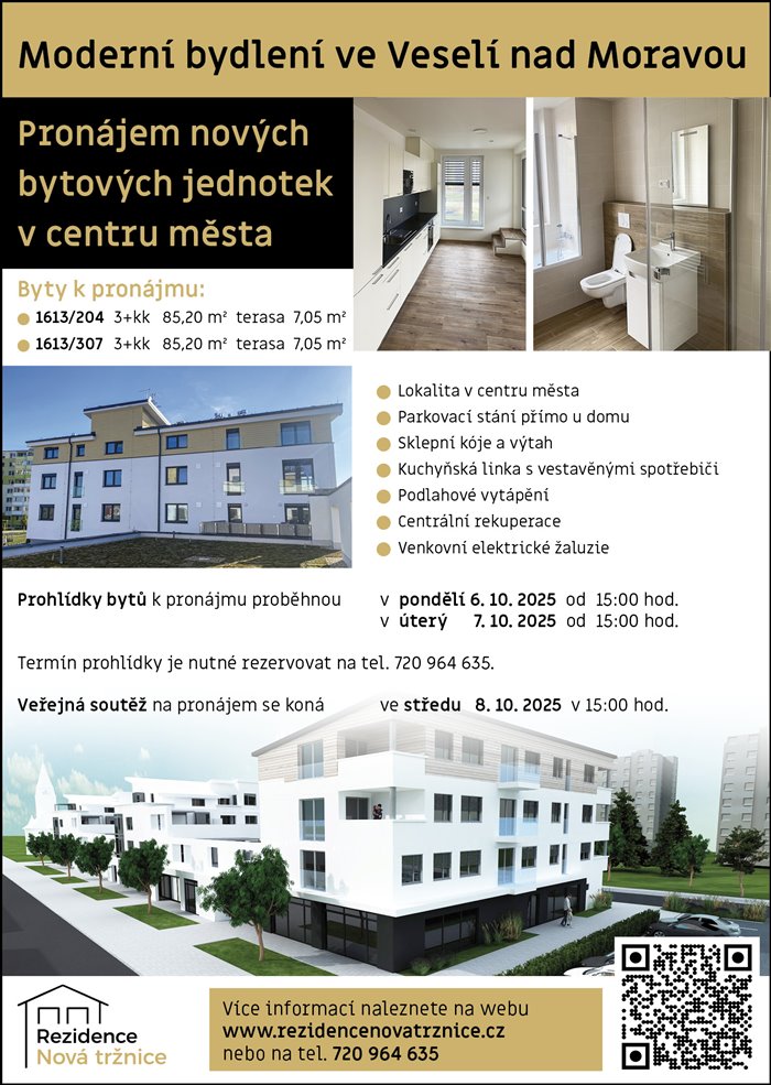 inzerce Rezidence Nová tržnice