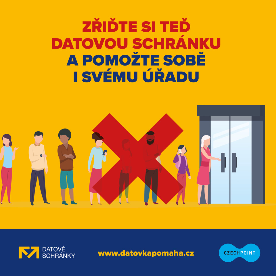 DATOVKA POMÁHÁ - Společná výzva občanům a podnikatelům: Zřiďte si datovou schránku a pomozte sobě i svému úřadu