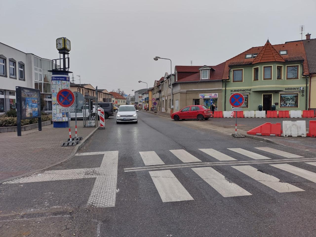 Uzavření ulice 5. května 1