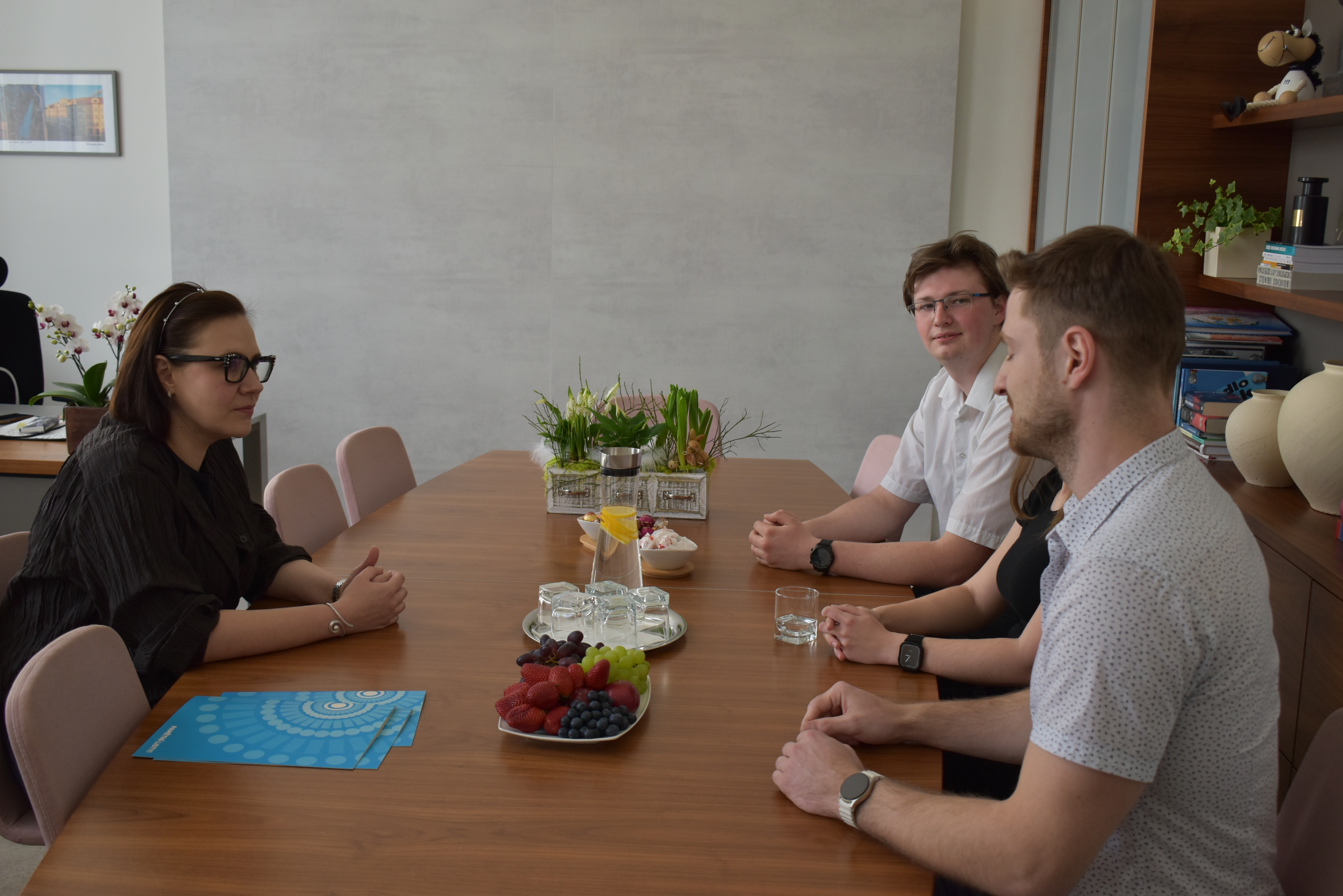 Náměstkyně primátora Andrea Hoffmannová v rozhovoru s ostravskými talenty.