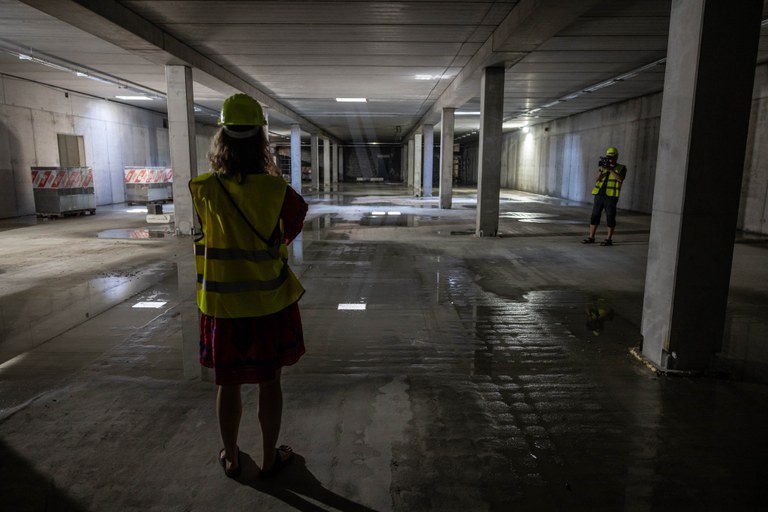 Stavba nové kryté střelnice v Ostravě probíhá podle plánu